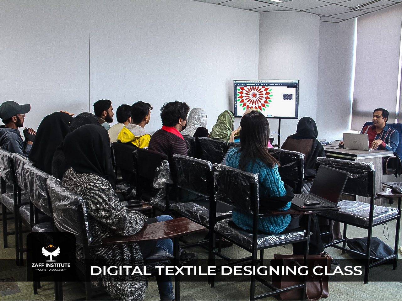 Digital Textile Designing Class at ZAFF Institute